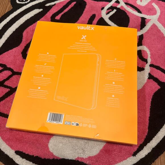 Vault X 12-Pocket Exo-Tec Zip Binder Orange - Brand New - Picture 3 of 10